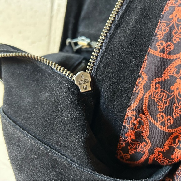 Thomas Wylde Skull Suede Vest Black Leather Vest - Picture 9 of 10